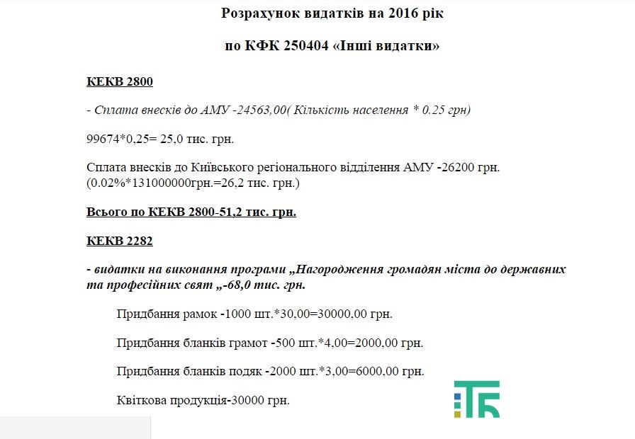 розрахунки видатків-2