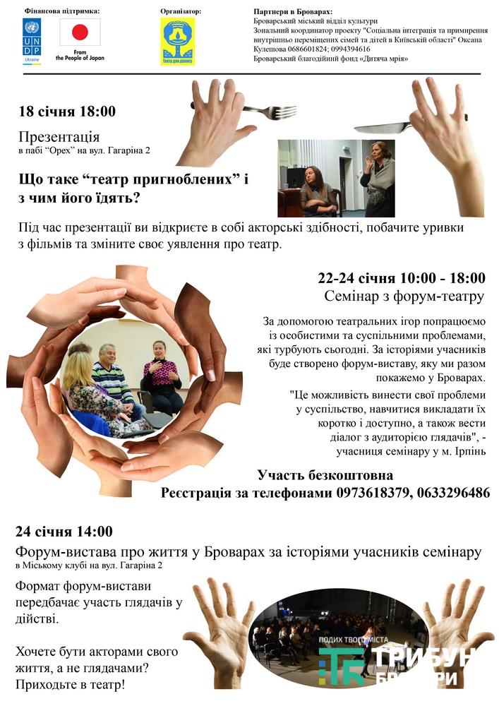 Анонс мероприятий Бровары 1