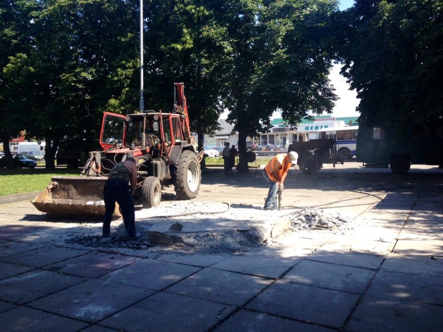 Тут стояв Ленін