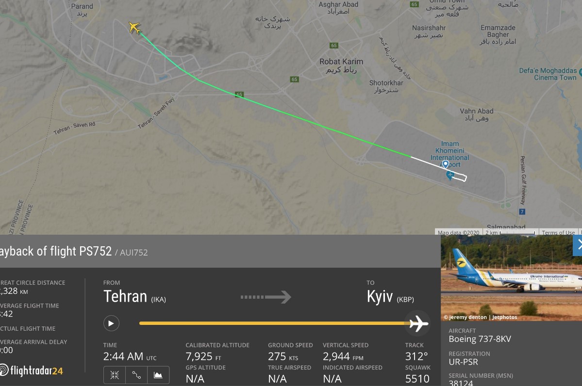 flightradar24, авіакатастрофа, Ткгкран