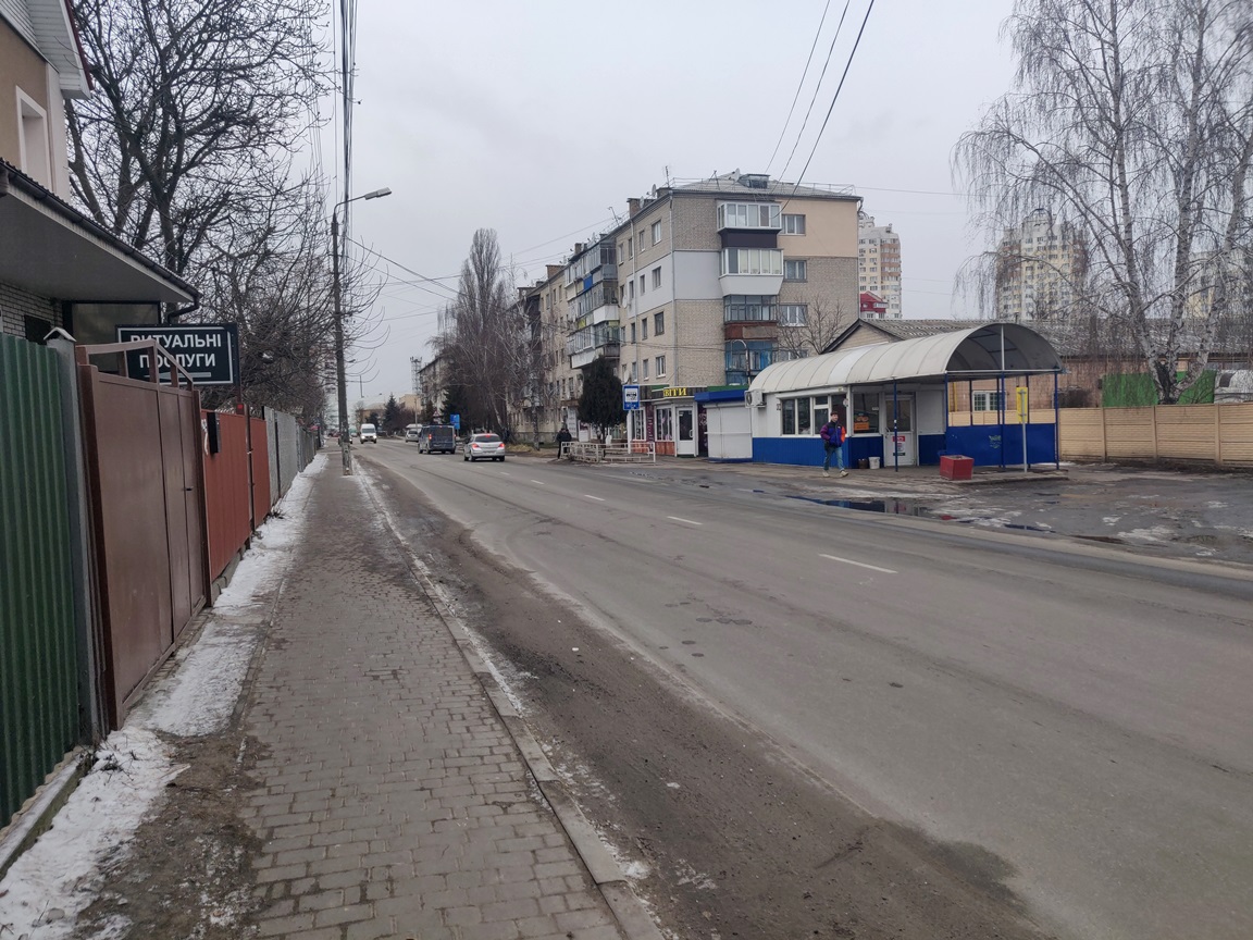Місце ДТП на Шевченка