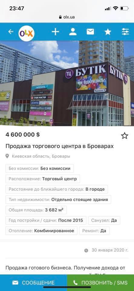 торгові центри