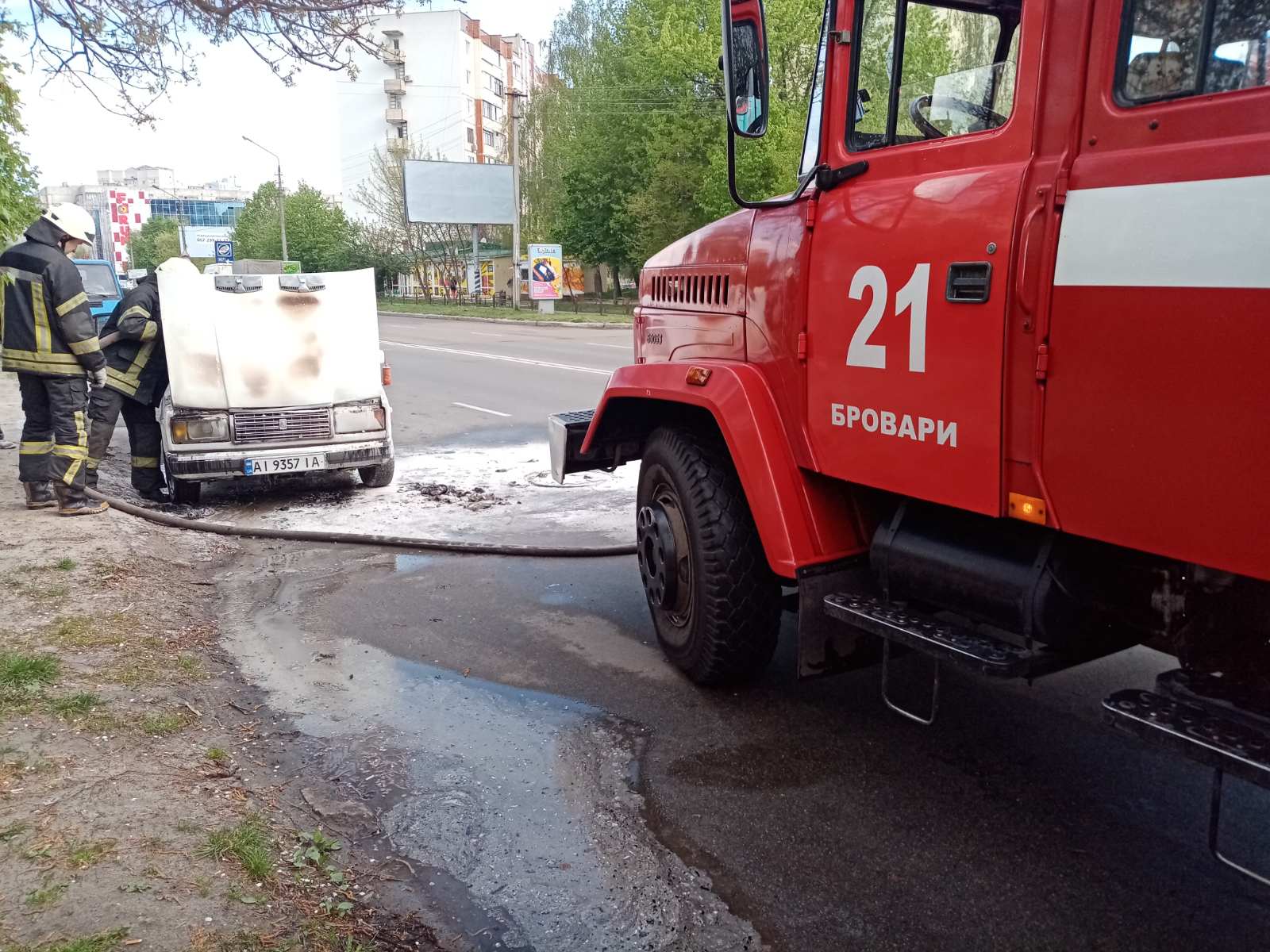 Згоріло Жигулі