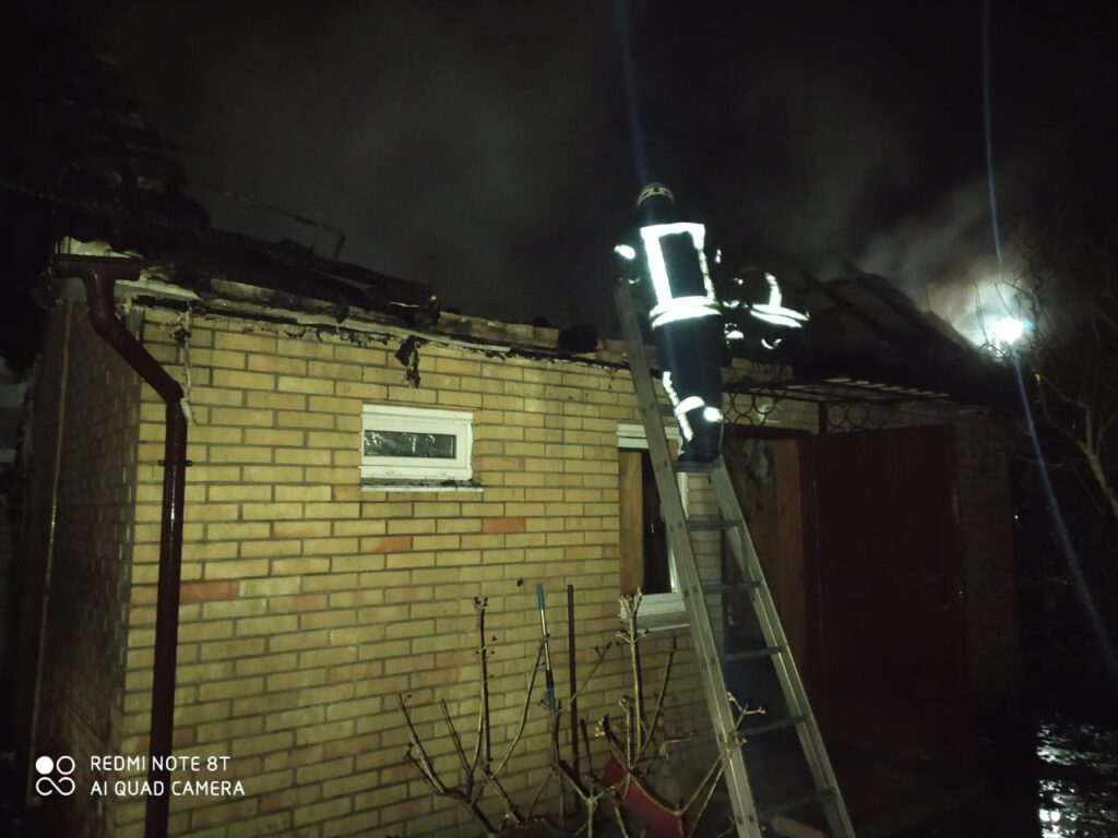 Пожежа лазні в Зазим'є