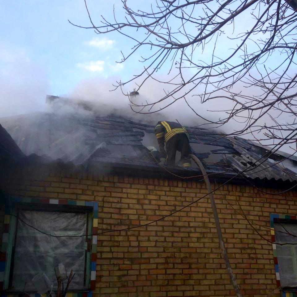 Пожежа будинку в Пухівці