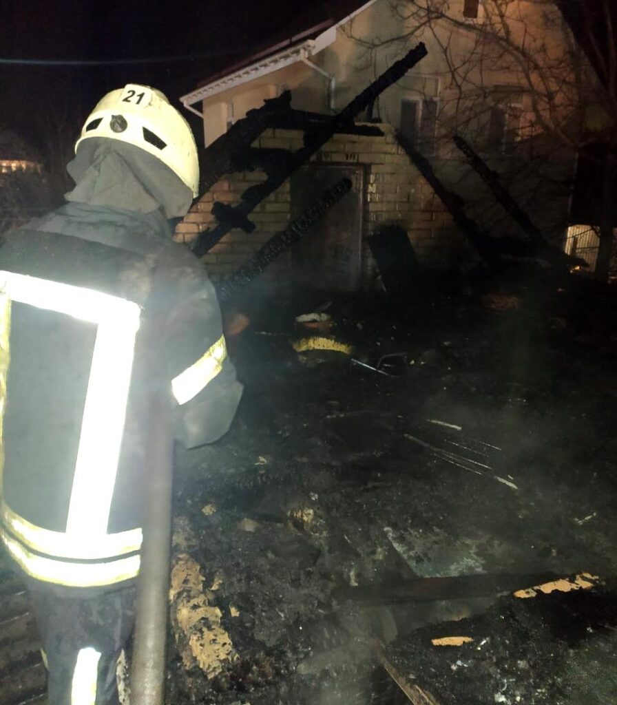 Пожежа лазні в Зазим'є
