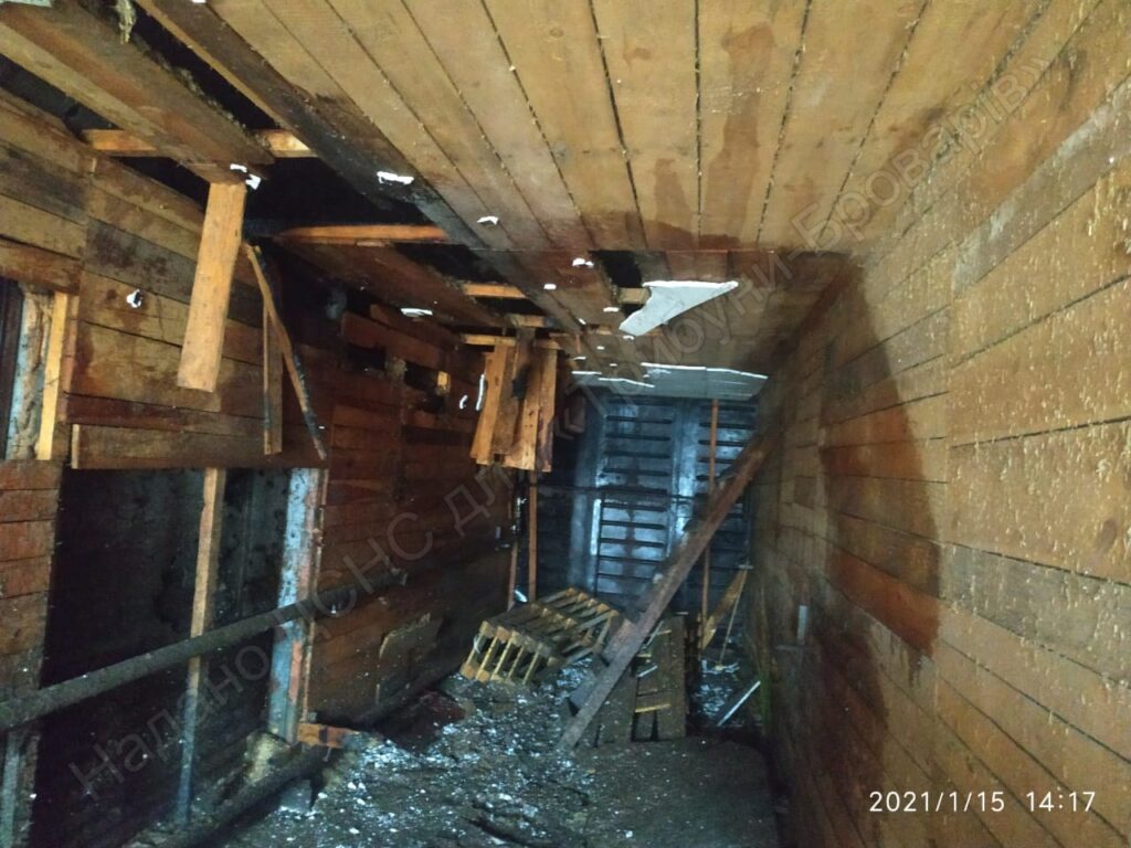Пожежа Заворичі, 15 січня 2021